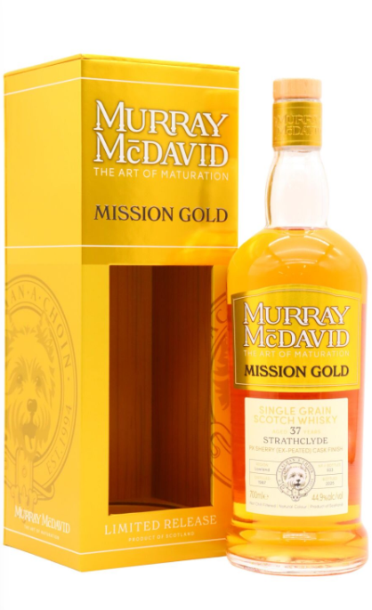 Strathclyde Murray McDavid Mission Gold Series PX Cask Finish 37 Year Old · 1987 Vintage Single Grain Scotch Whisky | 700ML at CaskCartel.com