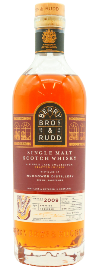 Inchgower Berry Bros & Rudd - Crafted In Cask - Pineau Des Charentes Cask Finish 16 Year Old · 2009 Vintage Single Malt Scotch Whisky | 700ML at CaskCartel.com