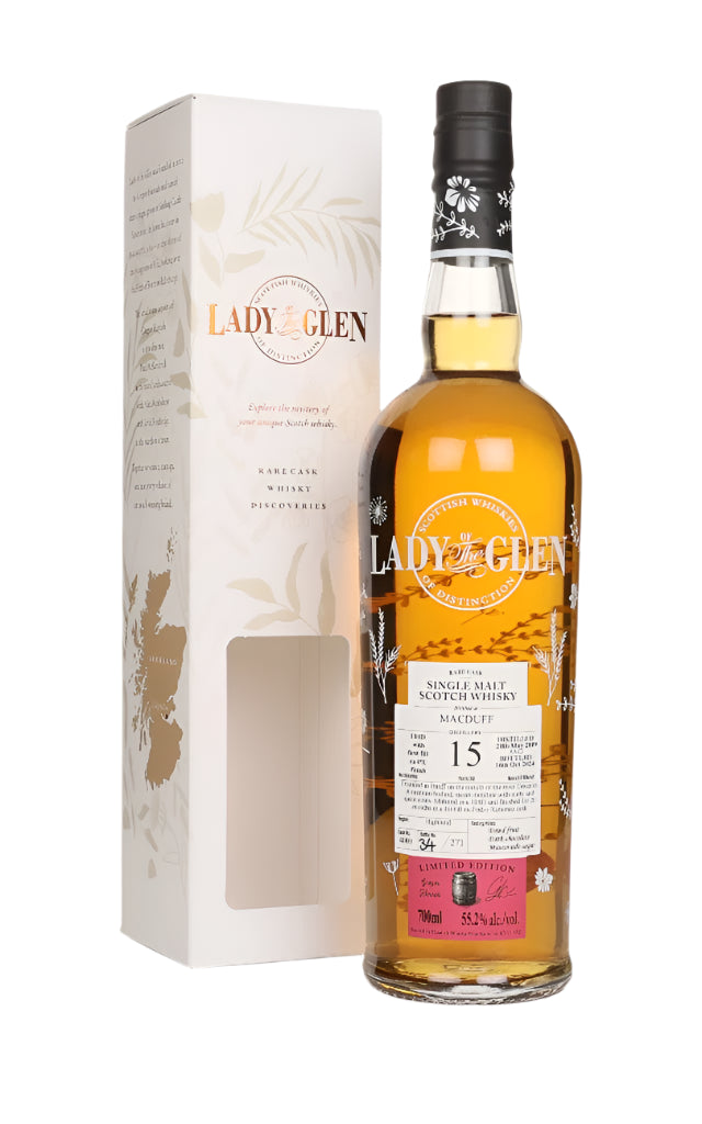 Macduff 15 Year Old 2009 Cask #4089 - Lady of the Glen (Hannah Whisky Merchants) Single Malt Scotch Whisky | 700ML at CaskCartel.com