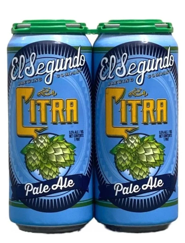 El Segundo Brewing Co. Citra Pale Ale Beer | (4)*475ML at CaskCartel.com