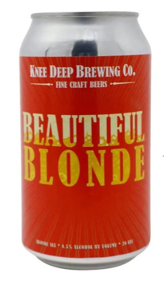 Knee Deep Brewing Co. Beautiful Blonde - Blonde Ale Beer | (6)*355ML at CaskCartel.com