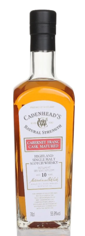 Ben Nevis 10 Year Old 2012 Cadenhead's Natural Strength Single Malt Scotch Whisky | 700ML at CaskCartel.com