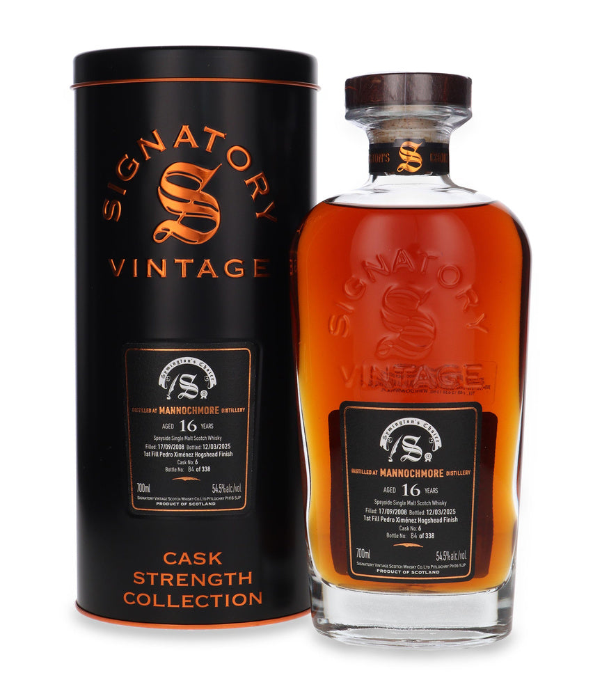 Mannochmore 16 Year Old (D.2008, B.2025) Signatory Vintage Single Malt Scotch Whisky | 700ML at CaskCartel.com