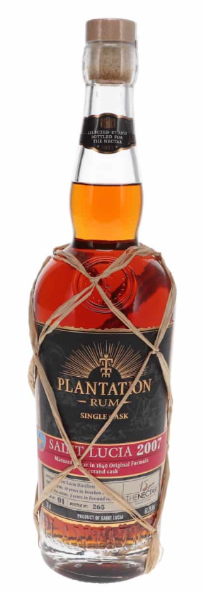 Plantation 2007 Single Cask Saint Lucia 15 Year Old The Nectar | 700ML at CaskCartel.com