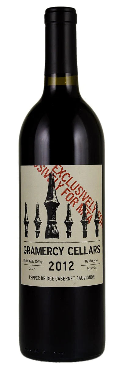 2012 | Gramercy Cellars | Pepper Bridge Vineyard Cabernet Sauvignon at CaskCartel.com
