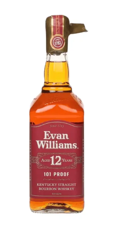 Evan Williams 12 Year Old Gold Wax Kentucky Straight Bourbon Whiskey | 700ML at CaskCartel.com