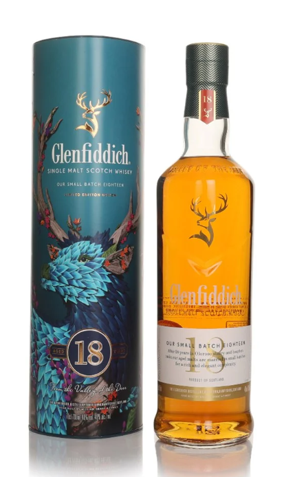 Glenfiddich 18 Year Old - Limited Edition Design Single Malt Scotch Whisky | 700ML at CaskCartel.com