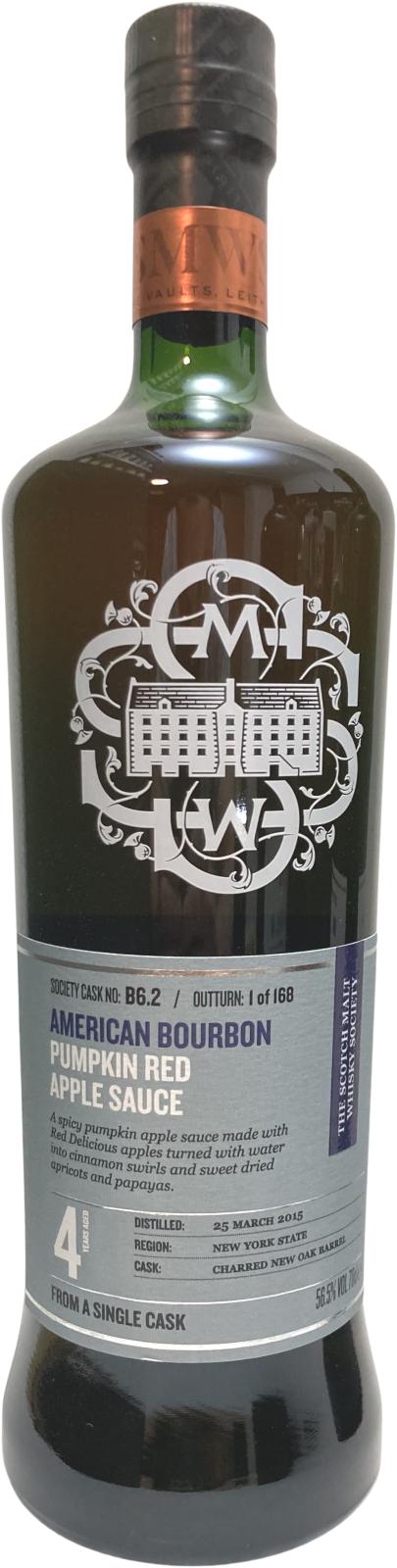 Bourbon Whiskey 2015 SMWS B6.2 Pumpkin Red Apple Sauce | 700ML at CaskCartel.com