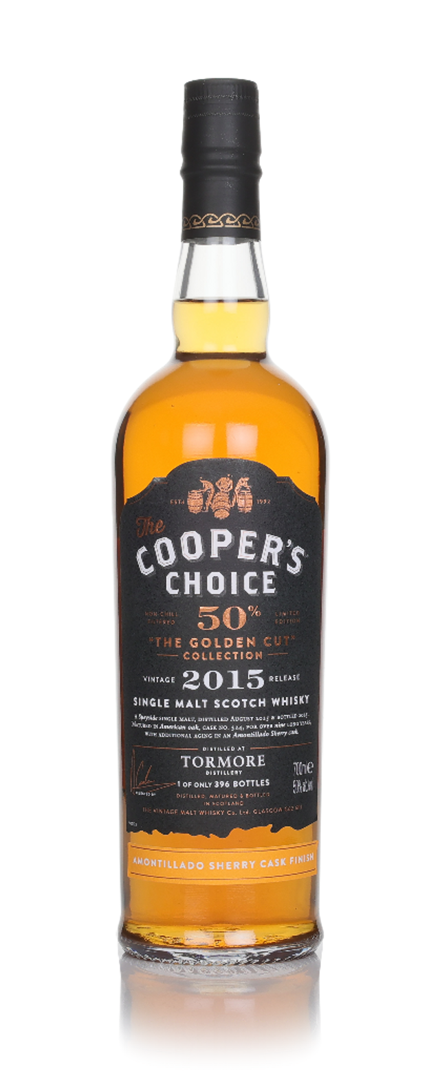 Tormore 9 Year Old 2015 - The Cooper's Choice The Golden Cut Collection Single Malt Scotch Whisky | 700ML at CaskCartel.com