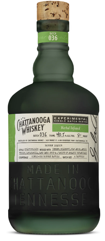 Chattanooga Whiskey | Experimental Batch 36 | Herbal Infused | Bourbon Liqueur | 2024 Release at CaskCartel.com