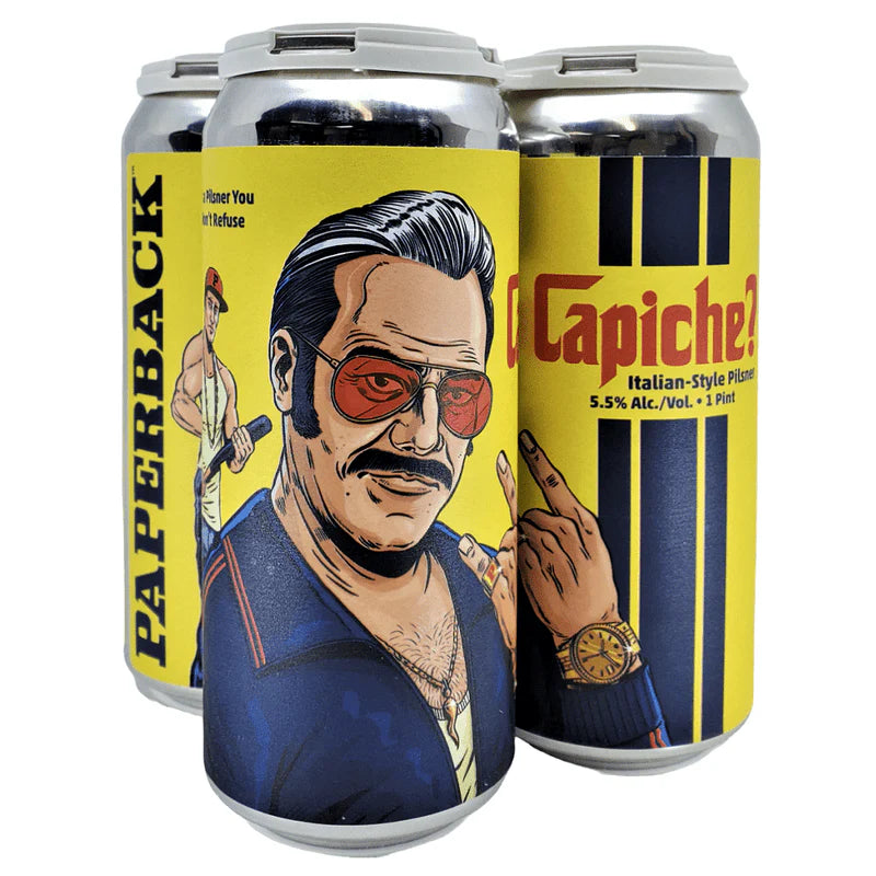Paperback Brewing Co. Capiche? Italian-Style Pilsner Beer | (4)*473ML at CaskCartel.com