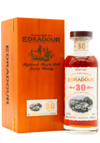 Edradour 200th Anniversary Sherry Casks Batch No.1 30 Year Old · 1995 Vintage Single Malt Scotch Whisky | 700ML at CaskCartel.com
