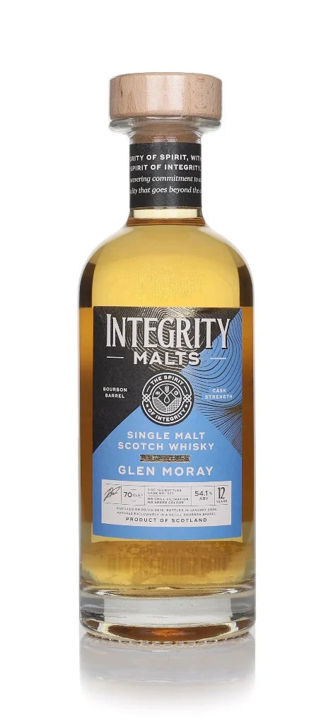 Glen Moray 12 Year Old 2003 - Bourbon Cask (Integrity Malts) Single Malt Scotch Whisky | 700ML at CaskCartel.com