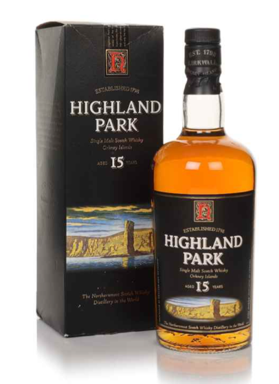 Highland Park 15 Year Old Coastline Label Early 2000s Single Malt Scotch Whisky | 700ML at CaskCartel.com