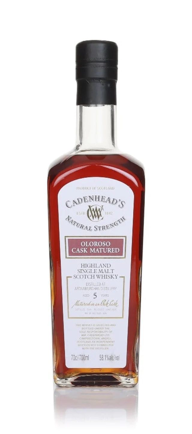 Ardnamurchan 5 Year Old 2019 - Cadenhead's Natural Strength Single Malt Scotch Whisky | 700ML at CaskCartel.com