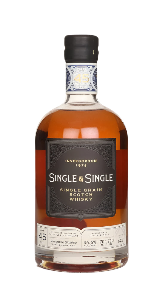 Invergordon 1974 - Single & Single 45 Year Old Single Grain Scotch Whisky | 700ML at CaskCartel.com