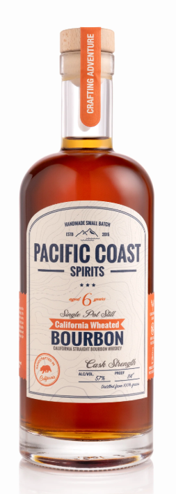 Pacific Coast Spirits Single Pot Still California Cask Strength 6 Year Old Wheated Bourbon Whiskey at CaskCartel.com