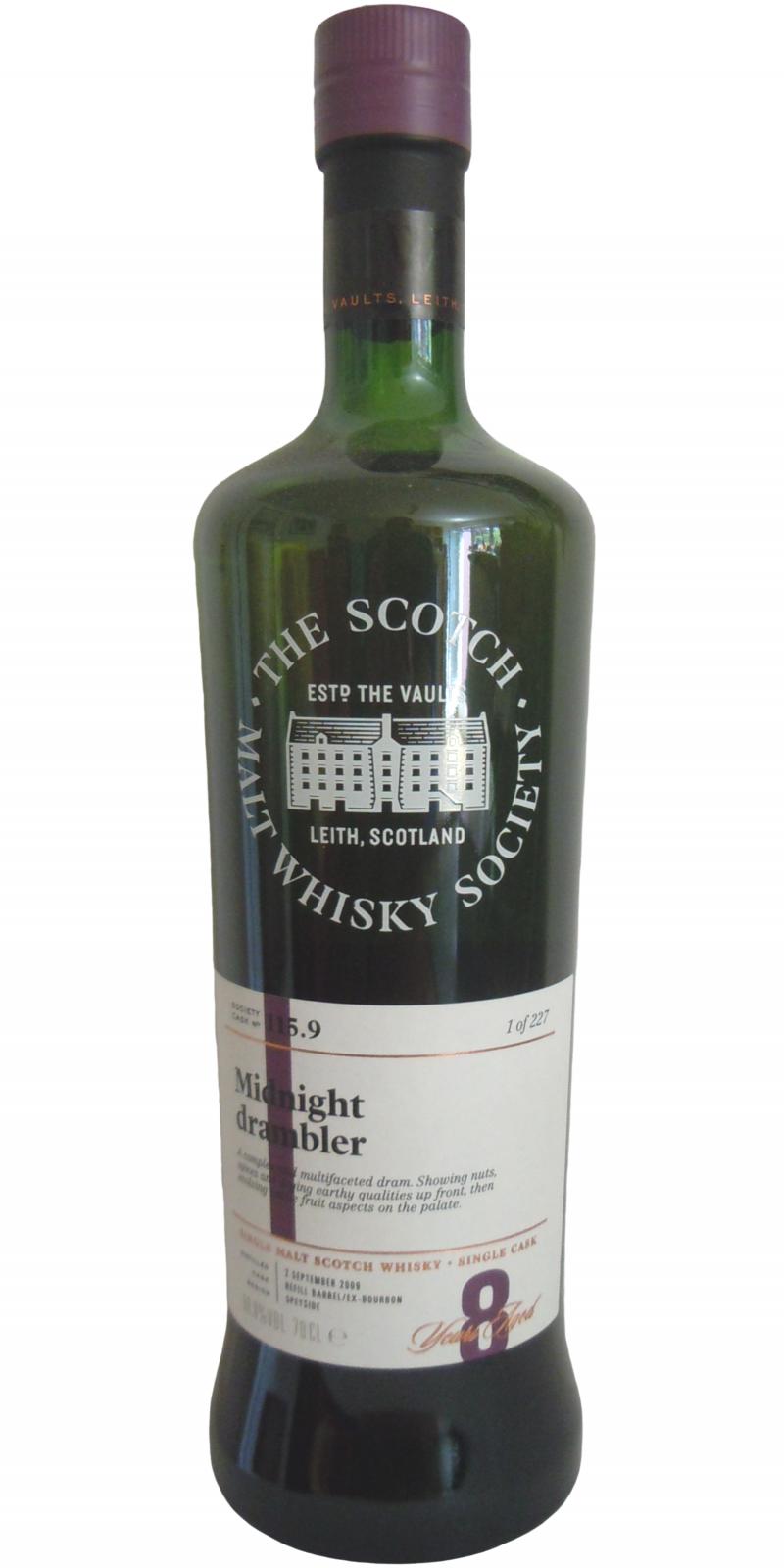 anCnoc 2009 SMWS 115.9 Midnight Drambler Single Malt Scotch Whisky | 700ML at CaskCartel.com