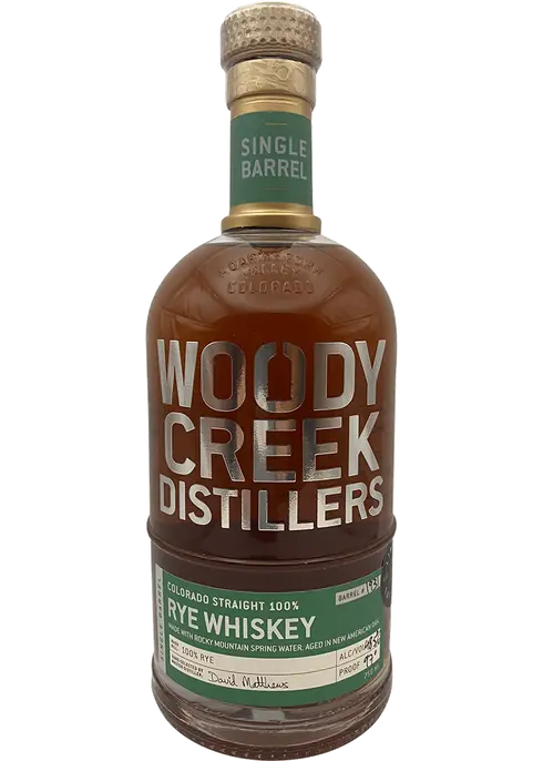 Woody Creek Distillers Single Barrel Colorado Straight Rye Whiskey at CaskCartel.com