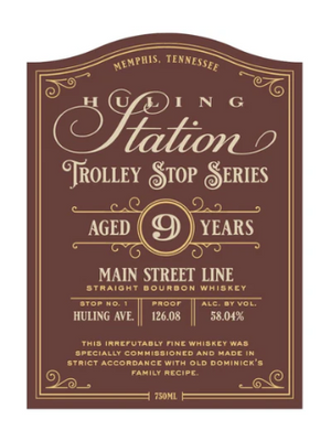 Huling Station Trolley Stop Series 9 Year Old Main Street Line Straight Bourbon Whiskey at CaskCartel.com