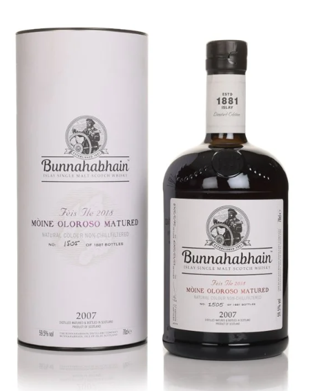 Bunnahabhain 10 Year Old 2007 Moine Oloroso Matured Feis lle 2018 Single Malt Scotch Whisky | 700ML at CaskCartel.com