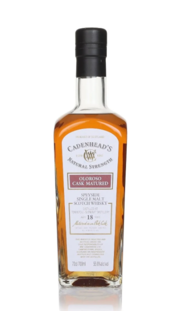 Tomintoul 18 Year Old 2006 Cadenhead's Natural Strength Single Malt Scotch Whisky | 700ML at CaskCartel.com