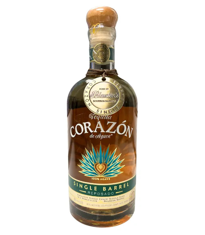 Corazon Single Barrel Reposado Aged In Blanton's Bourbon Barrels at CaskCartel.com