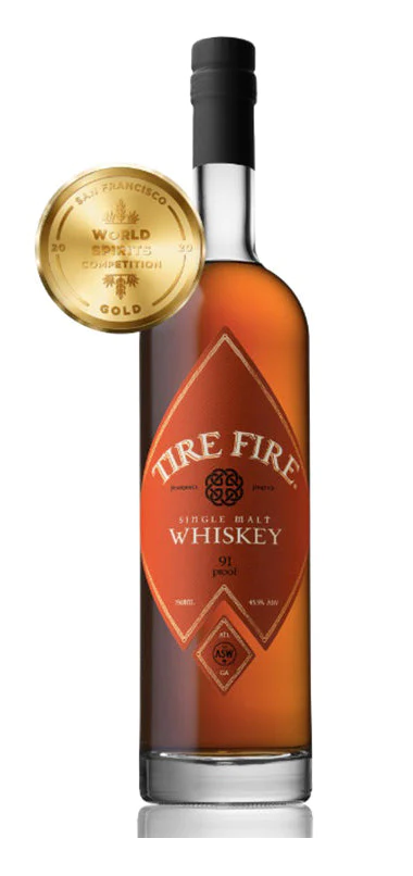 ASW Distillery Tire Fire Heavily Peated Single Malt Whisky at CaskCartel.com