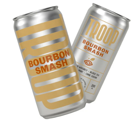 Troop Bourbon Smash Cocktail | (4)*200ML at CaskCartel.com