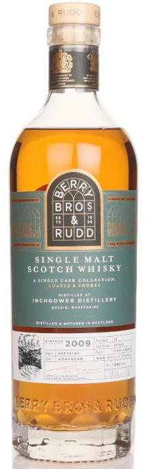 Inchgower 14 Year Old 2009 Cask #301032 Coasts & Shores Berry Bros. & Rudd Single Malt Scotch Whisky | 700ML at CaskCartel.com