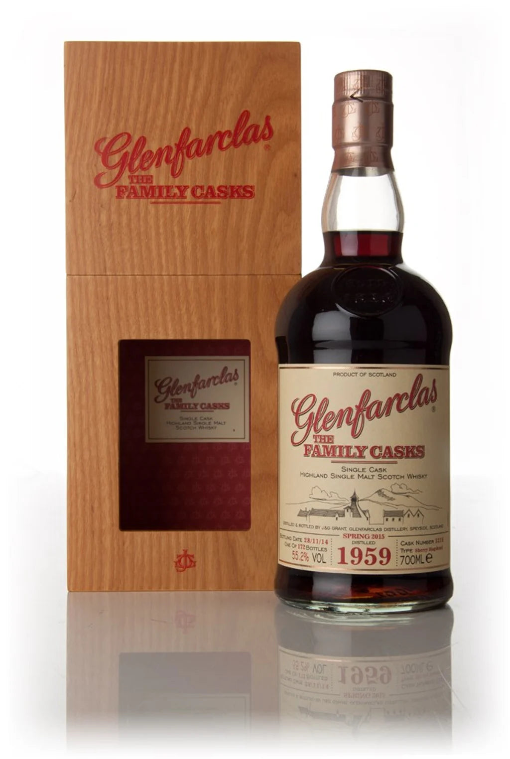 Glenfarclas 1959 (cask 3226) Family Cask Spring 2015 Release Scotch Whisky | 700ML at CaskCartel.com