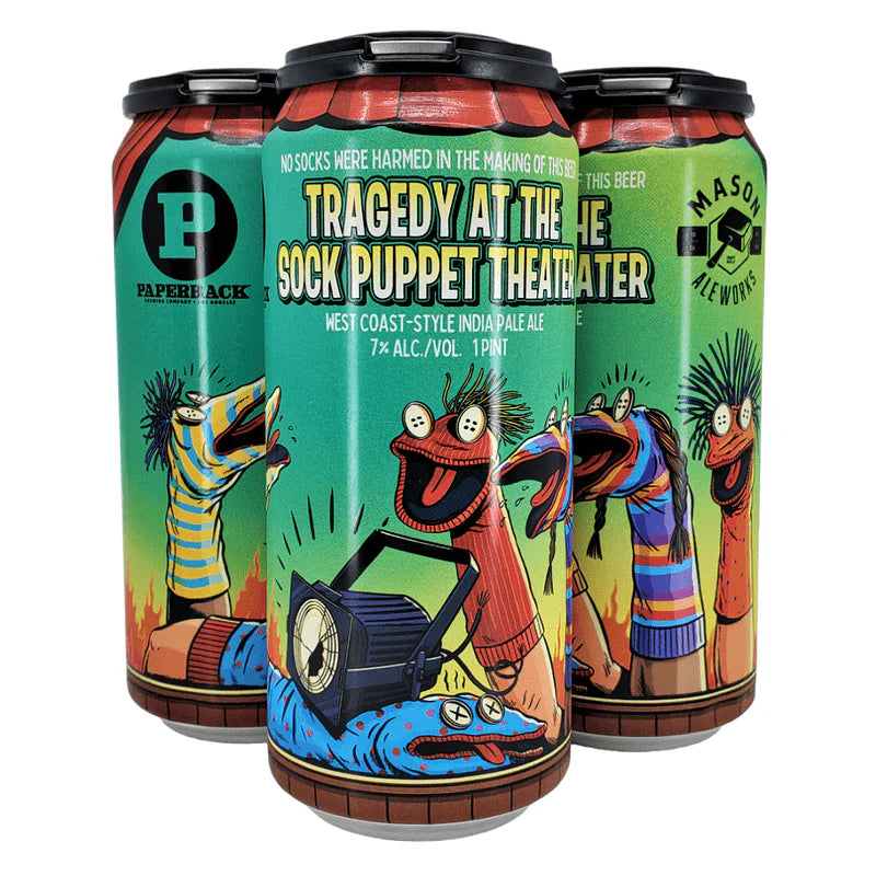 Mason Ale Works Tragedy At The Sock Puppet Theater West Coast-Style IPA | (4)*473ML at CaskCartel.com