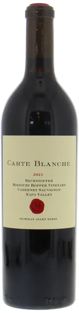 2021 | Carte Blanche | Beckstoffer Missouri Hopper Vineyard Cabernet Sauvignon at CaskCartel.com
