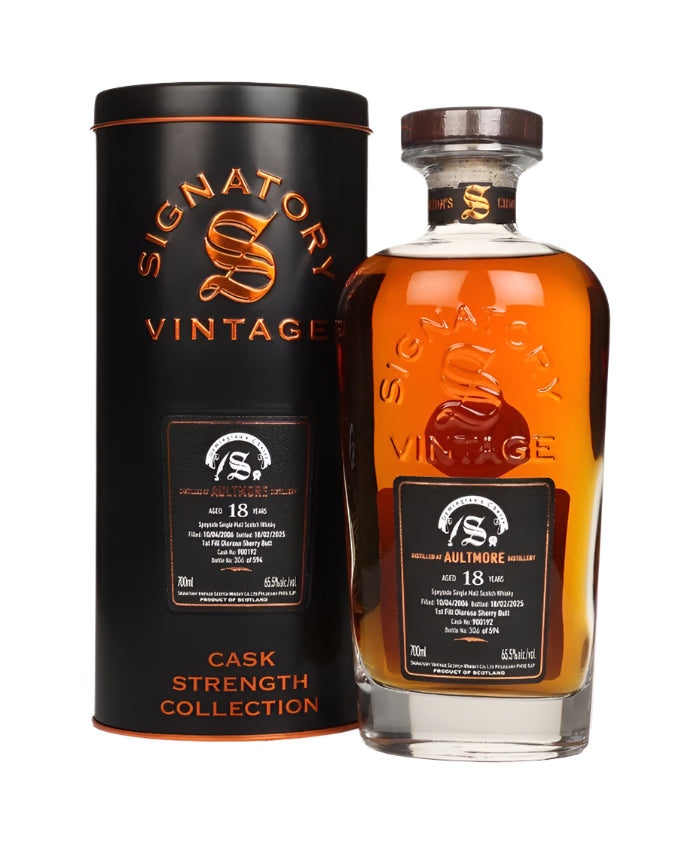 Aultmore 18 Year Old 2006 Cask #900192 - Cask Strength Collection (Signatory) Single Malt Scotch Whisky | 700ML at CaskCartel.com
