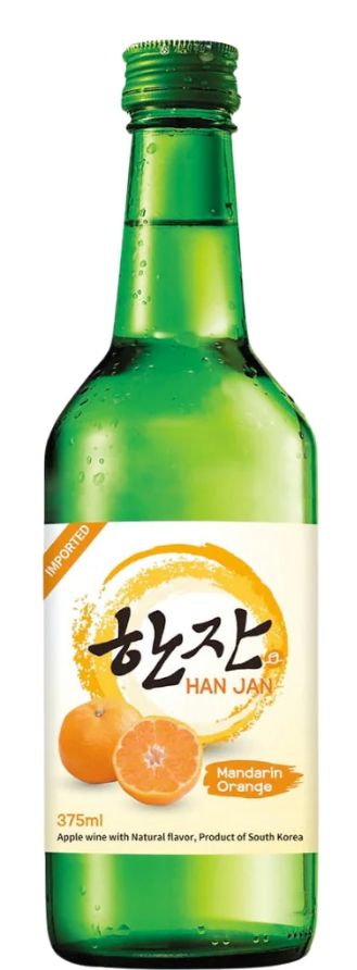 HanJan Mandarin Orange Soju | 375ML at CaskCartel.com