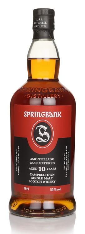Springbank 10 Year Old Amontillado Cask Matured Single Malt Scotch Whisky | 700ML at CaskCartel.com
