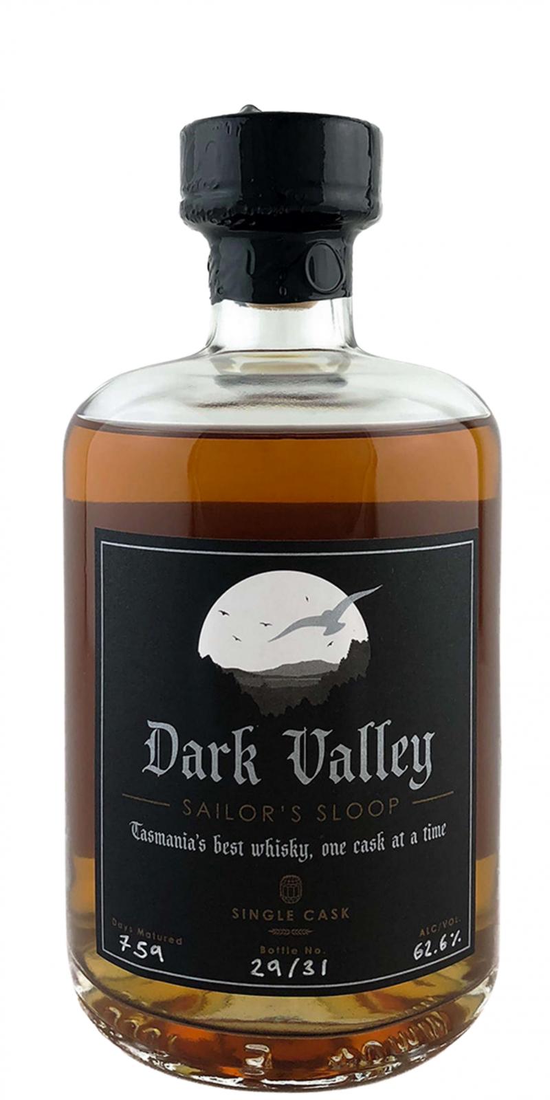 Dark Valley Sailor’s Sloop DVW Single Cask Single Malt Whisky | 500ML at CaskCartel.com