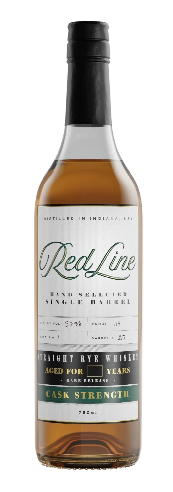 Red Line 10 Year Old Single Barrel Cask Strength Straight Rye Whiskey at CaskCartel.com
