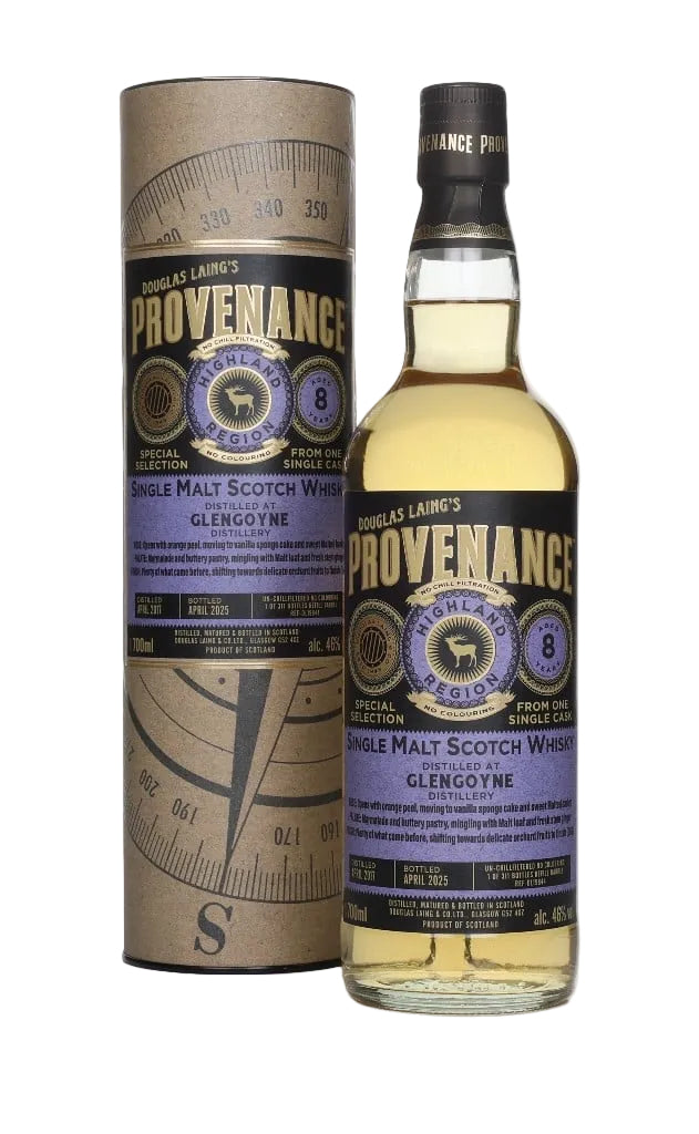 Glengoyne 8 Year Old 2017 Cask #16333 - Provenance (Douglas Laing) Single Malt Scotch Whisky | 700ML at CaskCartel.com