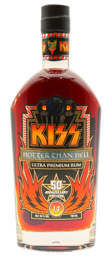 KISS Hotter Than Hell 14 Year Old Rum | 700ML at CaskCartel.com