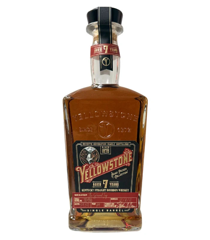 Yellowstone 7 Year Old Private Single Barrel Select 119 Proof Kentucky Straight Bourbon Whiskey at CaskCartel.com