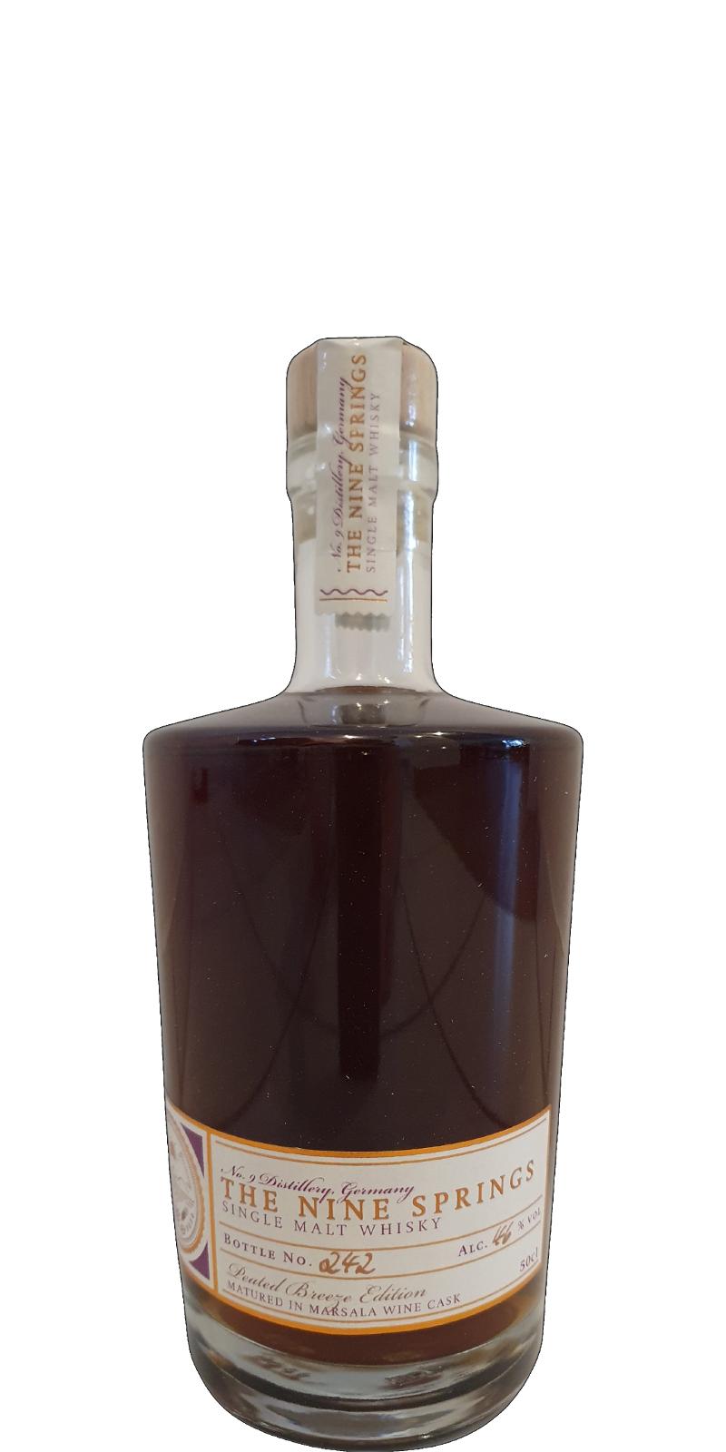 The Nine Springs Marsala Wine Cask Peated Breeze Edition 2019 Release Single Malt Whisky | 500ML at CaskCartel.com