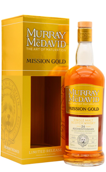 Auchentoshan Murray McDavid Mission Gold Series Single Cask 24 Year Old · 1999 Vintage Single Malt Scotch Whisky | 700ML at CaskCartel.com
