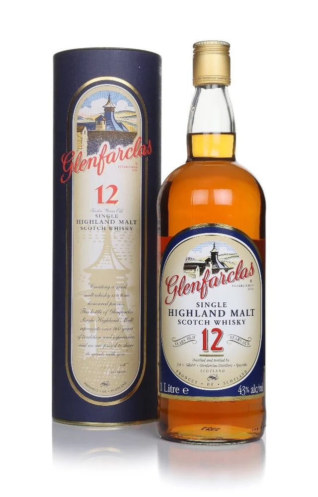 Glenfarclas 12 Year Old - 2000s Single Malt Scotch Whisky | 1L at CaskCartel.com
