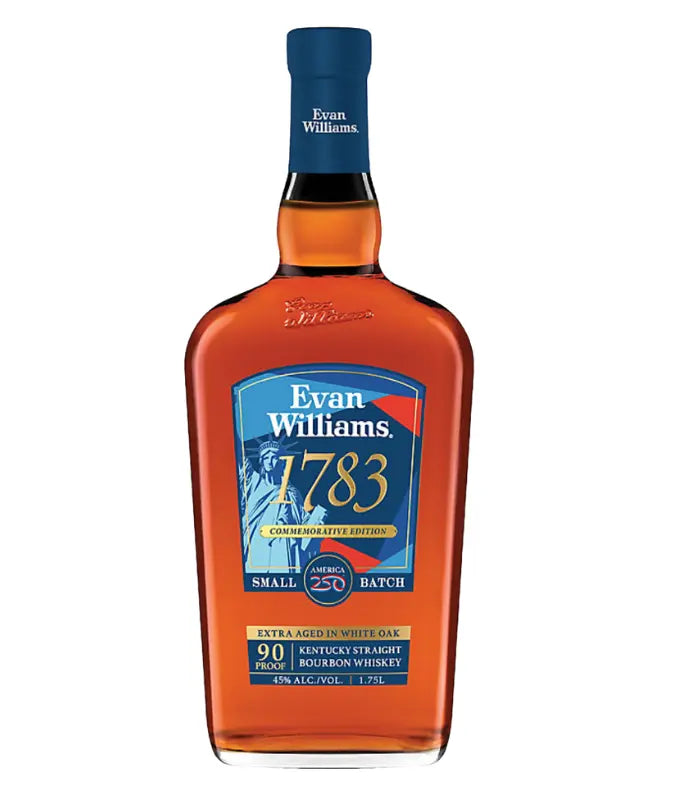Evan Williams 1783 Small Batch America 250 Commemorative Edition Kentucky Straight Bourbon Whiskey | 1.75L at CaskCartel.com
