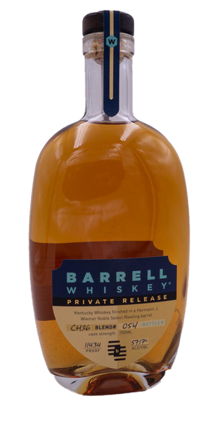 Barrell Private Release Hermann J. Wiemer Noble Select Riesling Cask Finished # CH36 Whiskey at CaskCartel.com