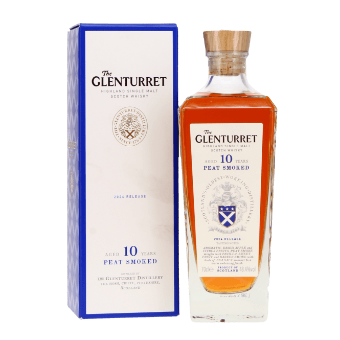 Glenturret 10 Year Old Peat Smoked 2024 Release Highland Single Malt Scotch Whisky | 700ML at CaskCartel.com