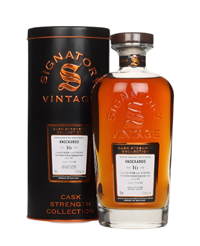 Knockando 16 Year Old 2008 Cask #103 - Cask Strength Collection (Signatory) Single Malt Scotch Whisky | 700ML at CaskCartel.com