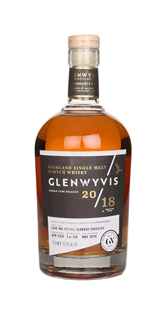 GlenWyvis 6 Year Old 2018 (Cask #60) Single Cask Single Malt Scotch Whisky | 700ML at CaskCartel.com