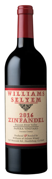 2016 | Williams Selyem | Papera Vineyard Zinfandel at CaskCartel.com